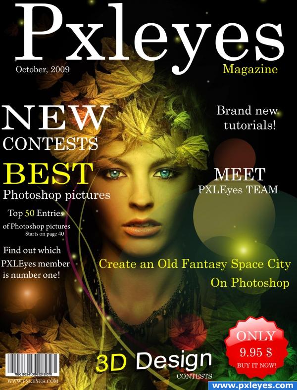 Creation of New cover magazine: Final Result